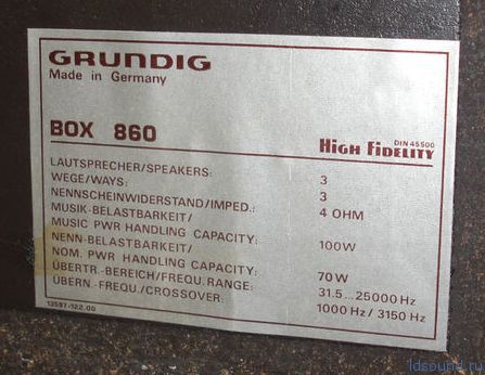 GRUNDIG Box 860b