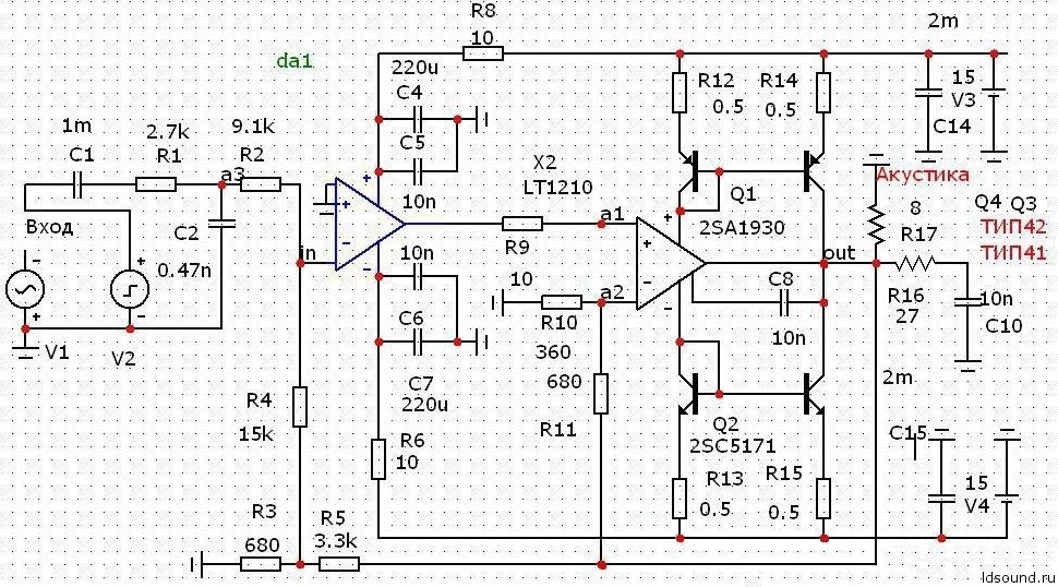 Lt1210ct7 усилитель схема