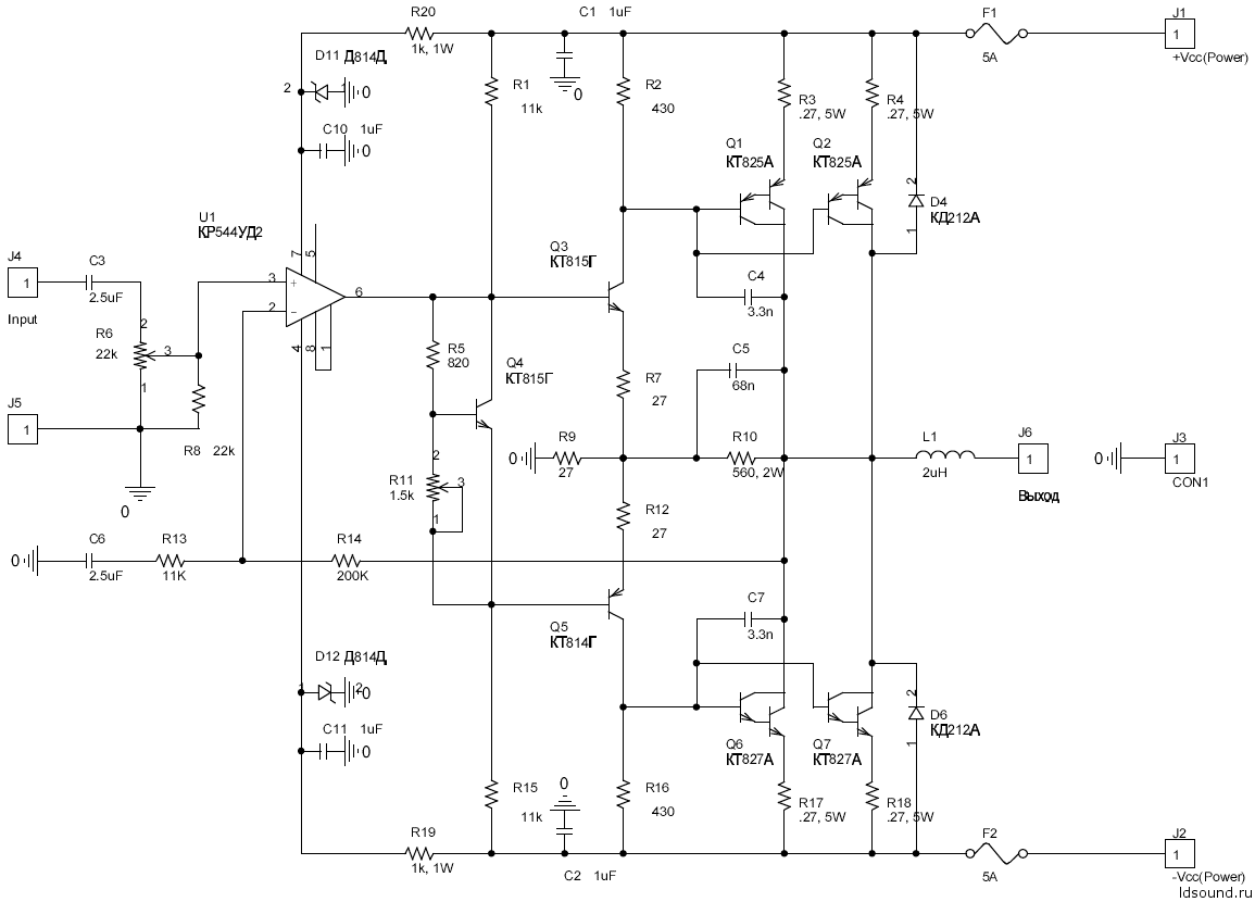 Dx0809 схема усилителя