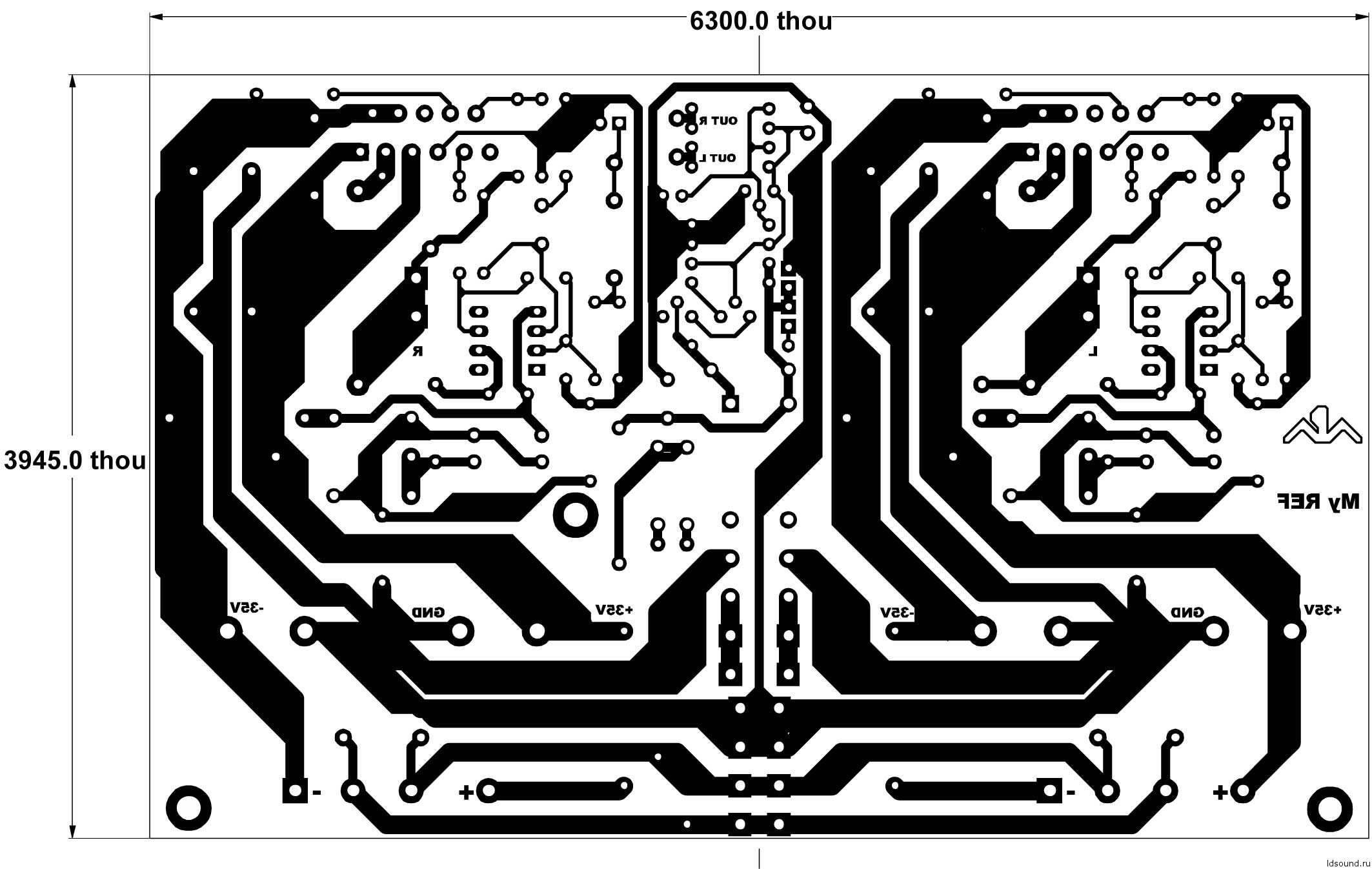 Схема усилителя lm3886tf