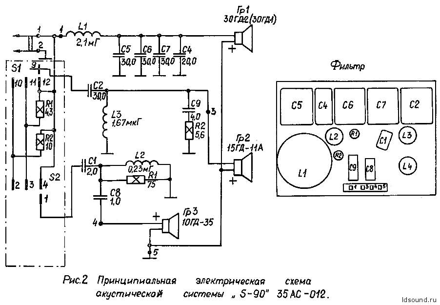 Электроника 35ас 130 схема