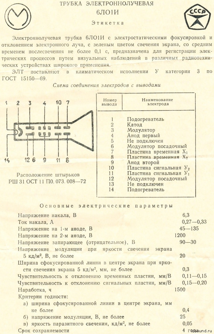 ОМЛ-2М осциллограф радиолюбителя