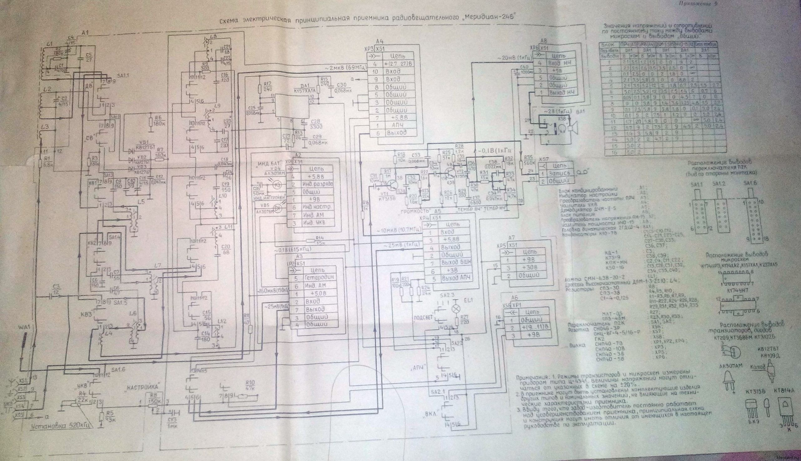 Радиоприемник лира рп 246 схема