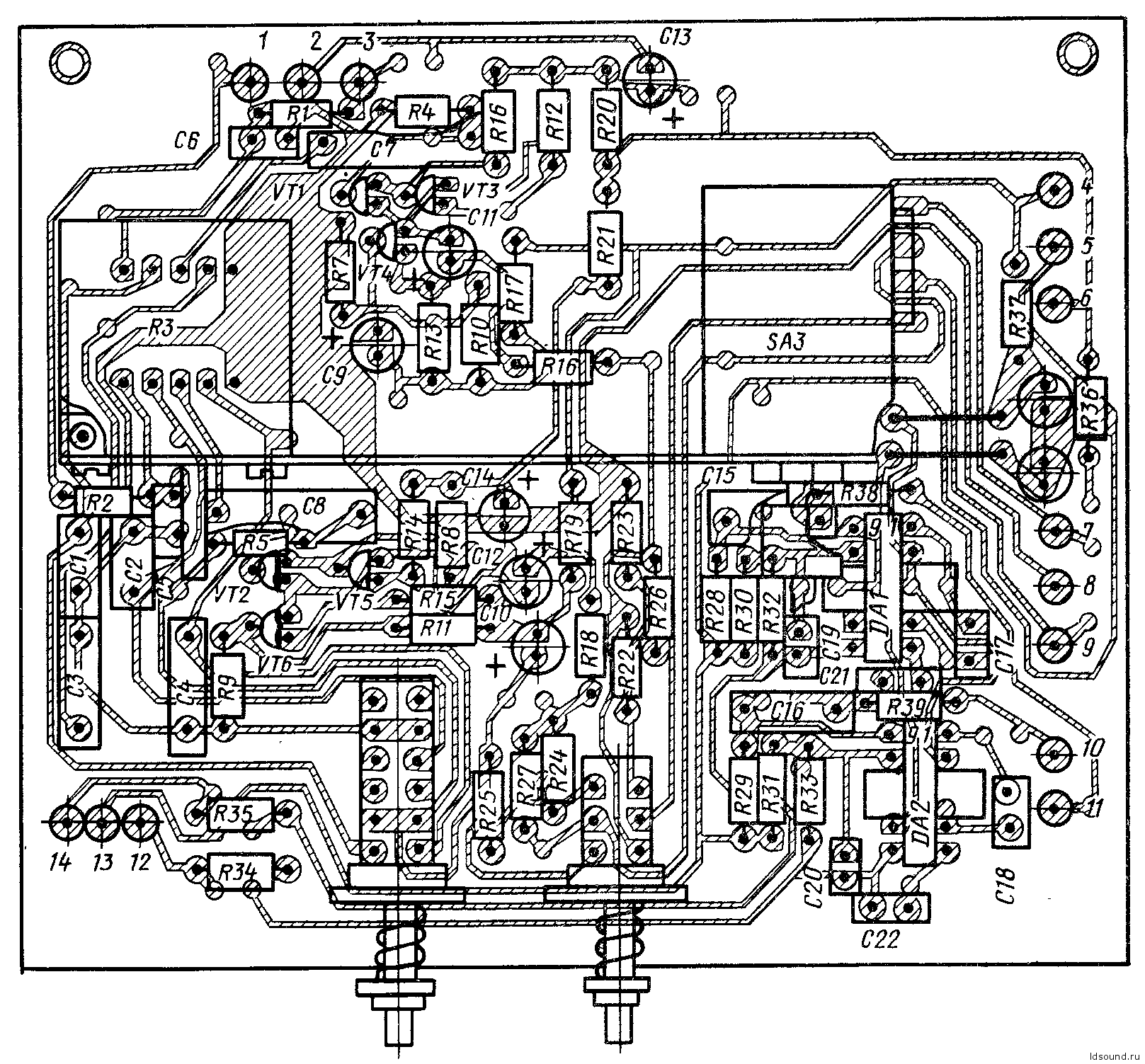 Радиотехника уп 001 схема