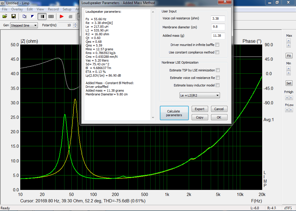 Измерения ТС параметров 25ГД-32