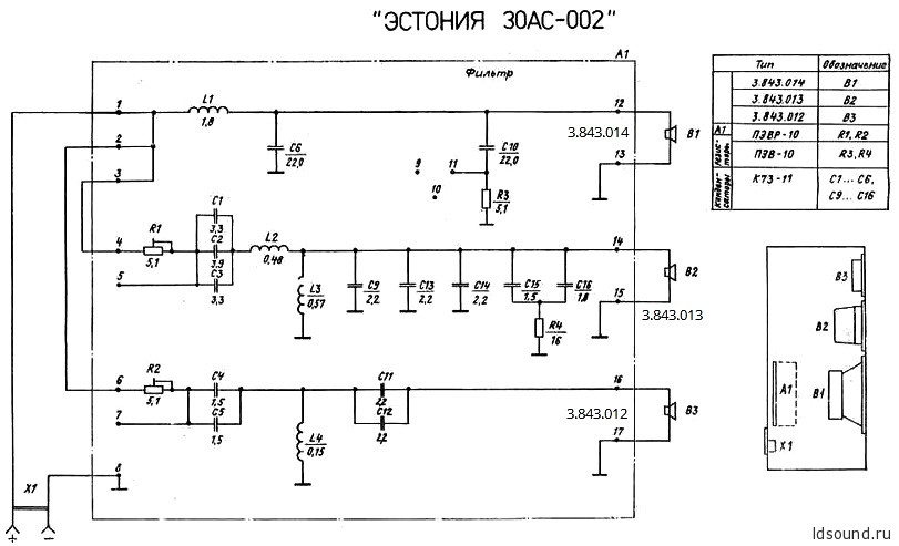 S30 фильтр схема