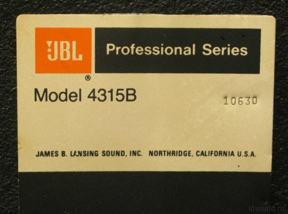 JBL 4315B