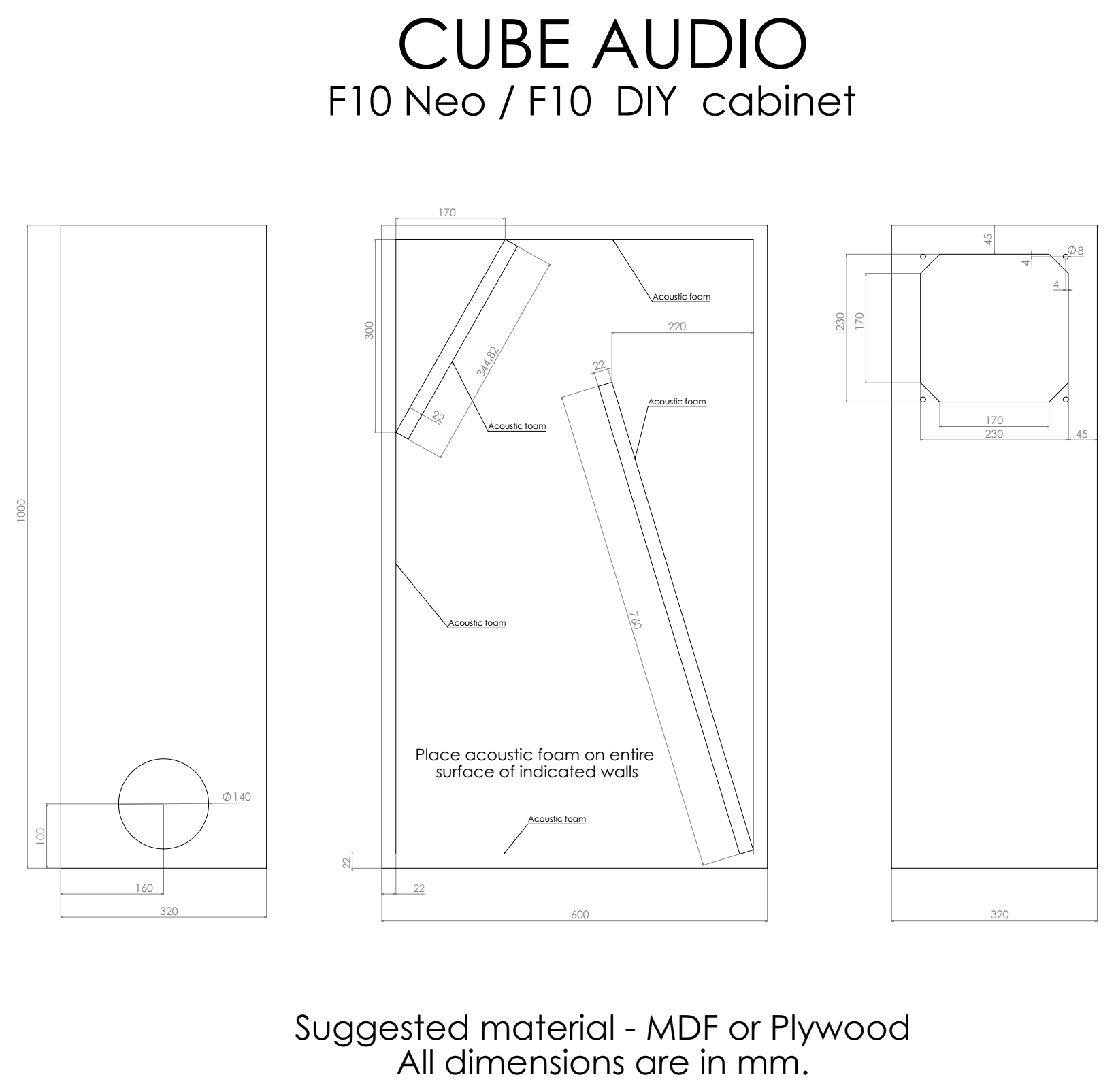Cube Audio F10